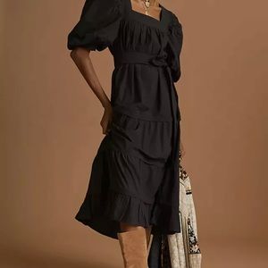 Anthropologie Love the Label Poplin Dress